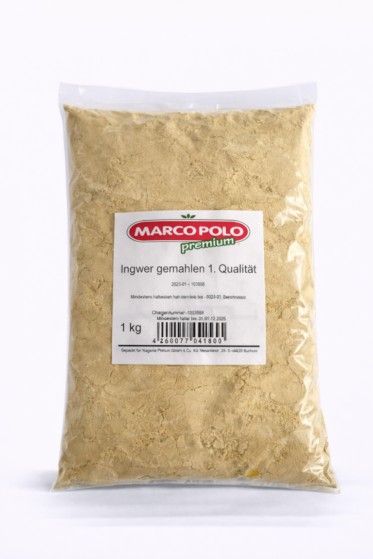 Ingwer gemahlen 1.Qualität 1kg Btl