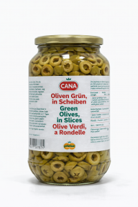 Oliven grün in Scheiben CANA