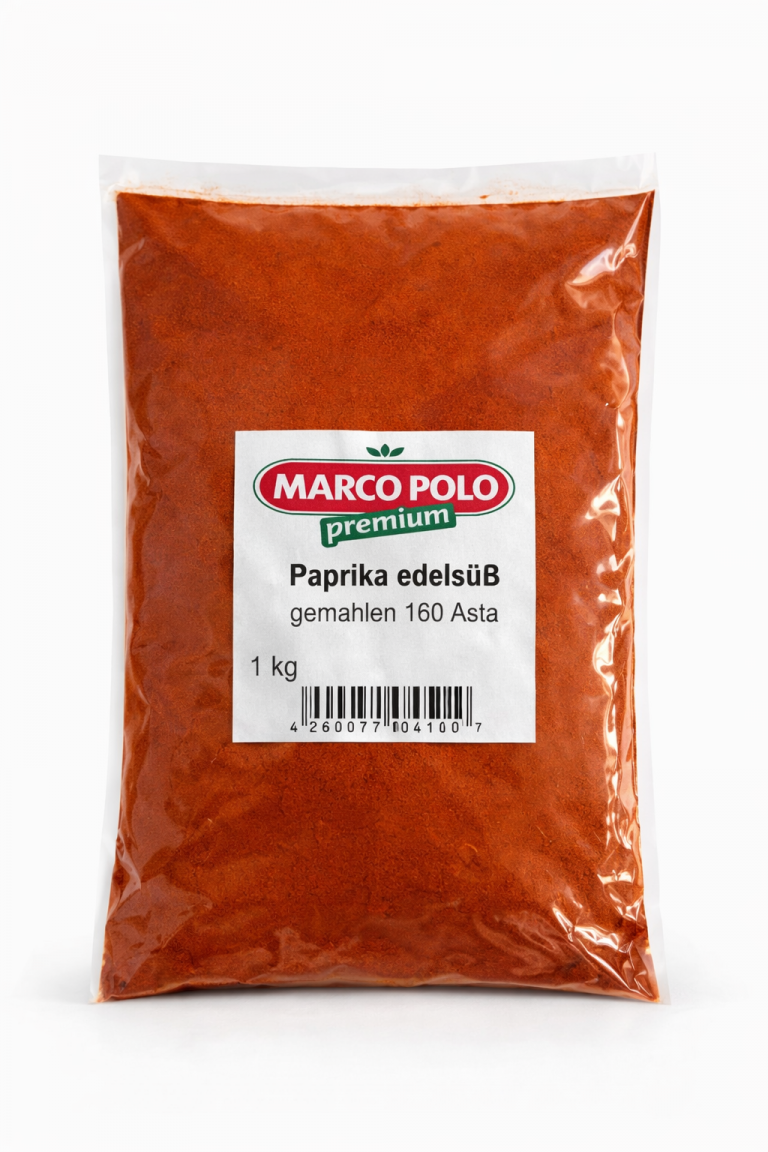 Paprika edelsüß gemahlen 160 Asta - 1kg Btl