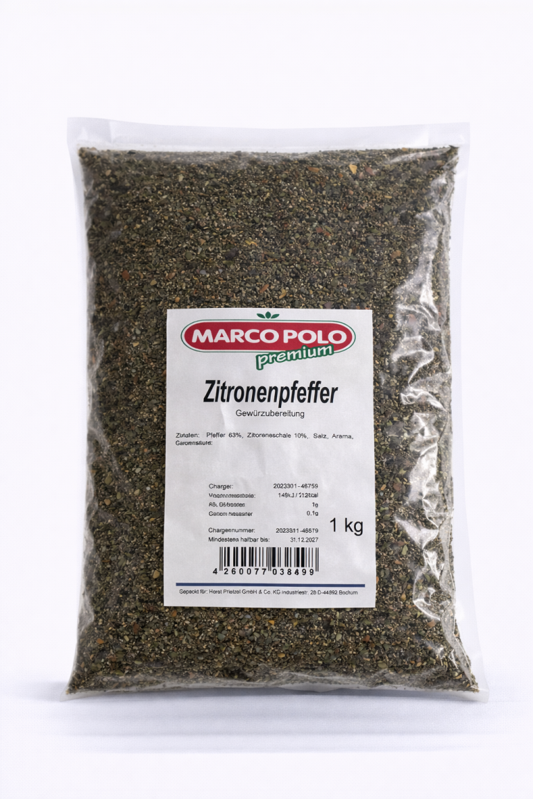 Zitronenpfeffer 1kg Btl.